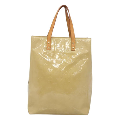 Louis Vuitton Reade Handbag Monogram Vernis, Beige, Patent Leather, Handbag