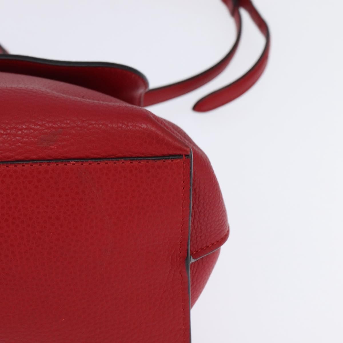 Gucci Bamboo Daily Top Handle Bag Leather, RED, LEATHER, Handbag