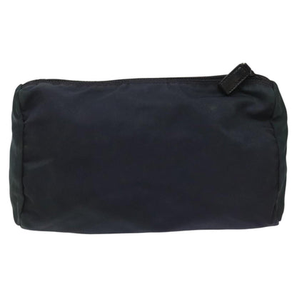 Prada Vintage Pouch Tessuto, Navy, Nylon, Clutch