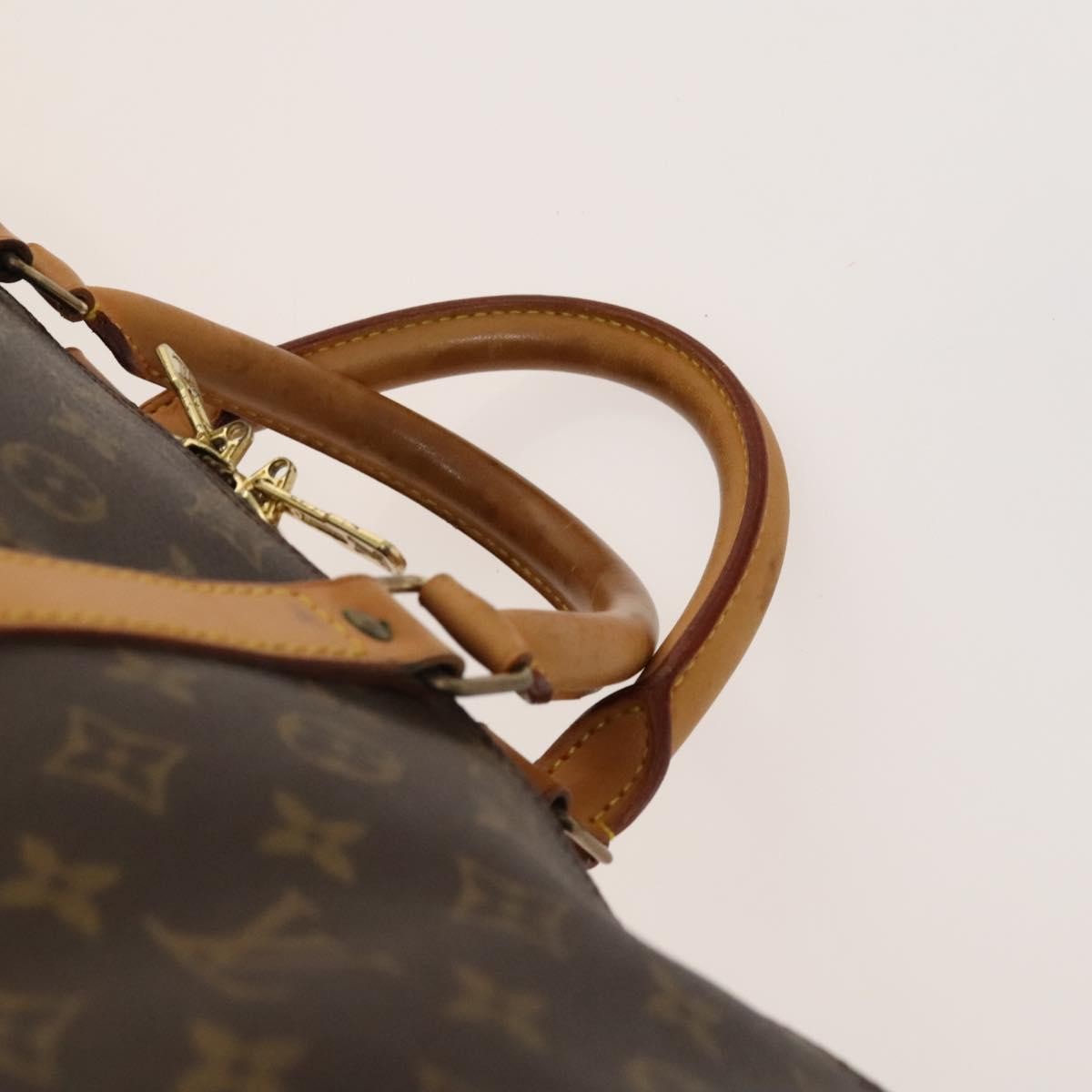 Louis Vuitton Keepall Bag Monogram Canvas, BROWN, CANVAS, Travel bag