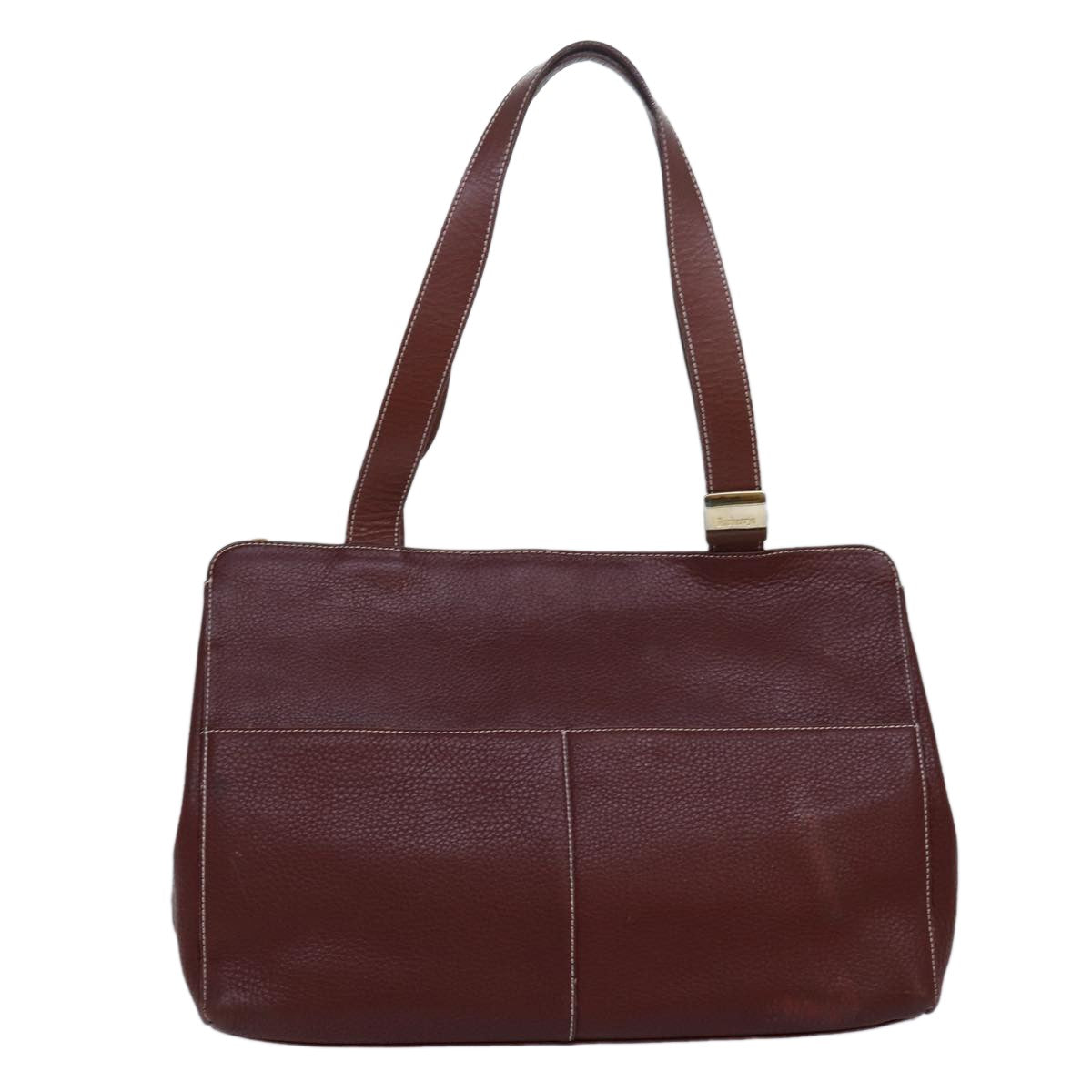 Burberry Handle Tote Leather, BROWN, LEATHER, Tote bag