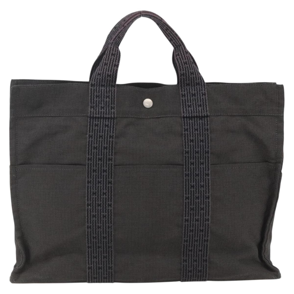 Hermes Fourre-tout Herline Fourre-tout Herline, GRAY, CANVAS, Tote bag