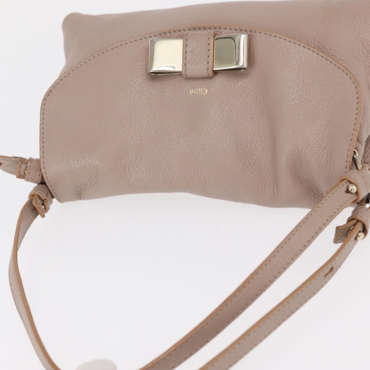 Chloe Lily Shoulder bag Leather, PINK, LEATHER, Shoulder bag