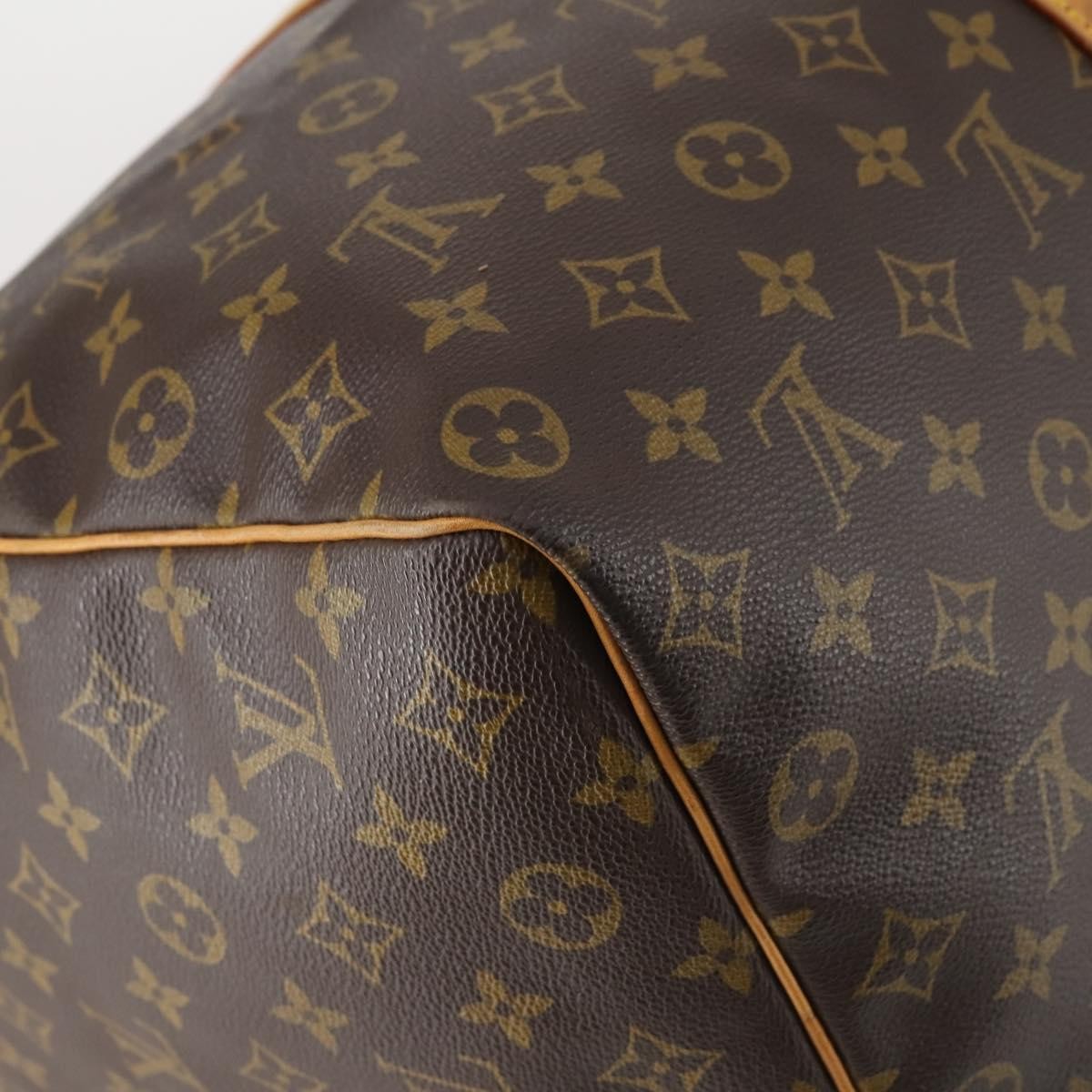 Louis Vuitton Keepall Bag Monogram Canvas, BROWN, CANVAS, Travel bag
