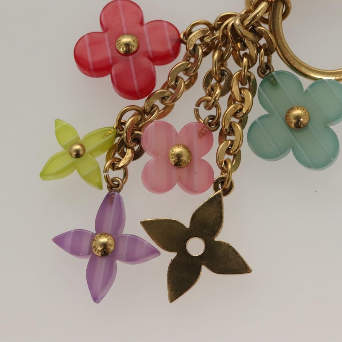 Louis Vuitton Pop Flowers Bag Charm Enamel with Metal, MULTICOLOUR, METAL, Charms and Keychains