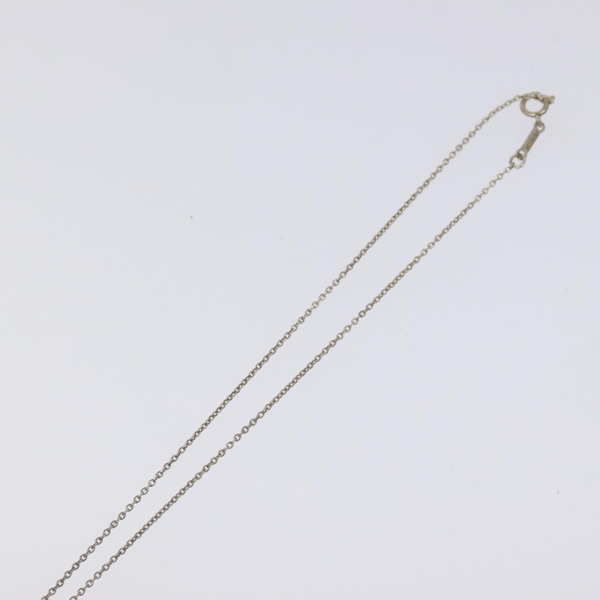 Tiffany & Co. Elsa Peretti Open Heart Pendant Necklace Sterling Silver, SILVER, SILVER, Necklace