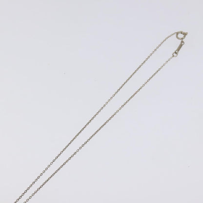 Tiffany & Co. Elsa Peretti Open Heart Pendant Necklace Sterling Silver, SILVER, SILVER, Necklace