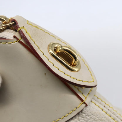 Louis Vuitton Suhali Lockit Handbag Leather, WHITE, LEATHER, Handbag