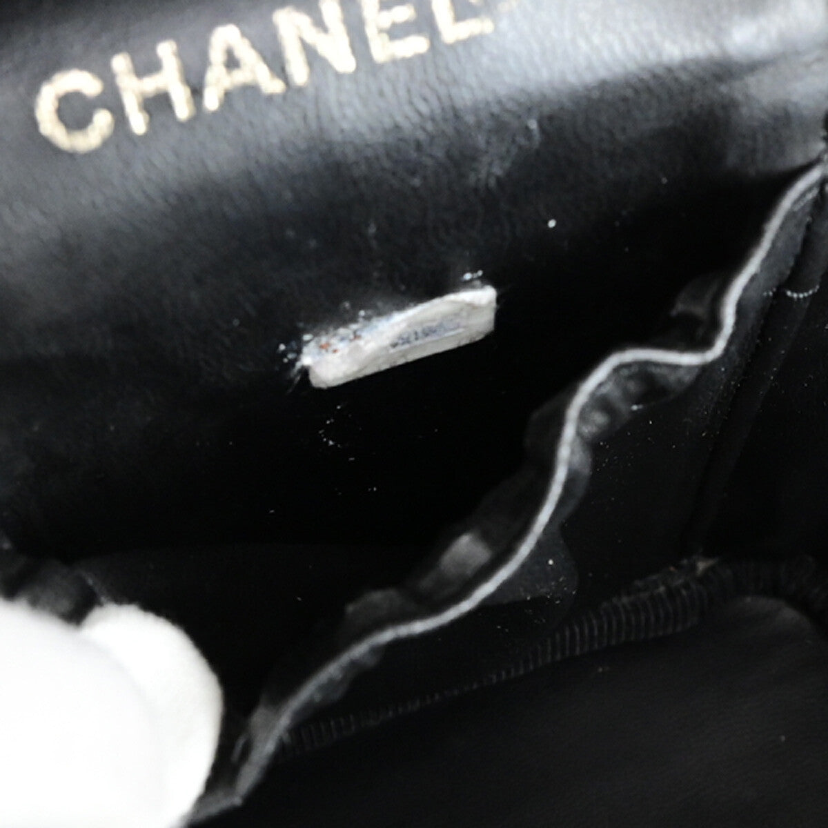 Chanel Vintage Timeless Vanity Case Caviar, BLACK, CALFSKIN, Handbag