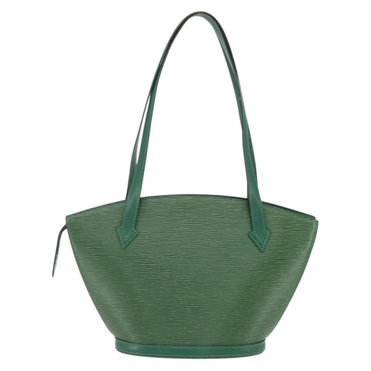 Louis Vuitton Saint Jacques Handbag Epi Leather, GREEN, LEATHER, Shoulder bag