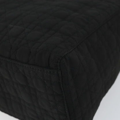 Christian Dior Vintage Lady Dior Bag Cannage Quilt Nylon, BLACK, NYLON, Handbag