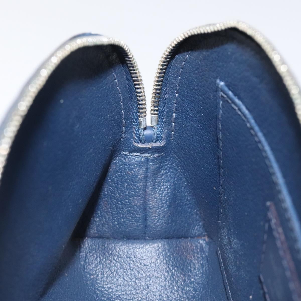 Louis Vuitton Cosmetic Pouch Epi Leather, BLUE, LEATHER, Toiletry Case