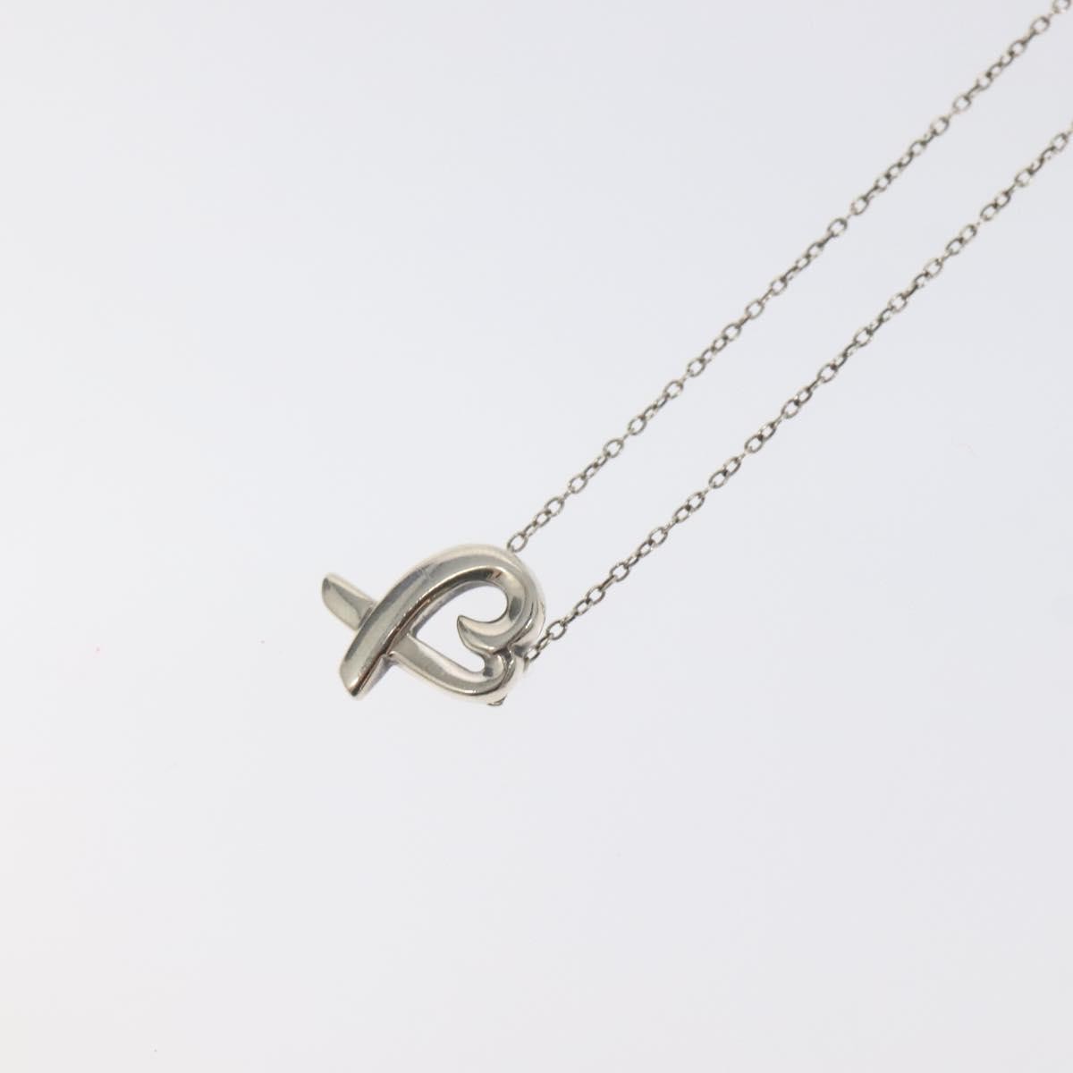 Tiffany & Co. Paloma Picasso Loving Heart Pendant Necklace Silver 925, SILVER, SILVER, Necklace