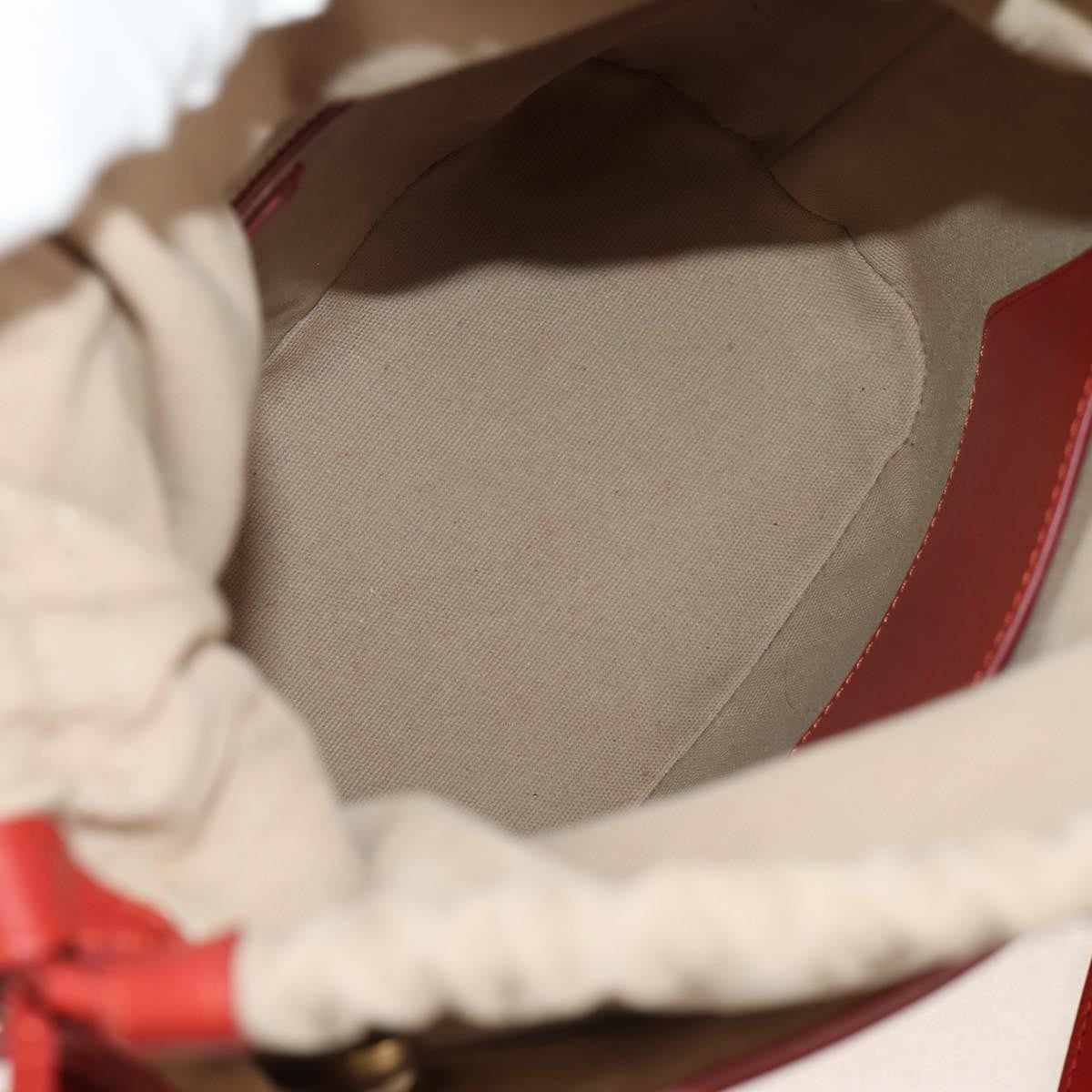 Chloe Roy Bucket Bag Leather, RED, LEATHER, Shoulder bag