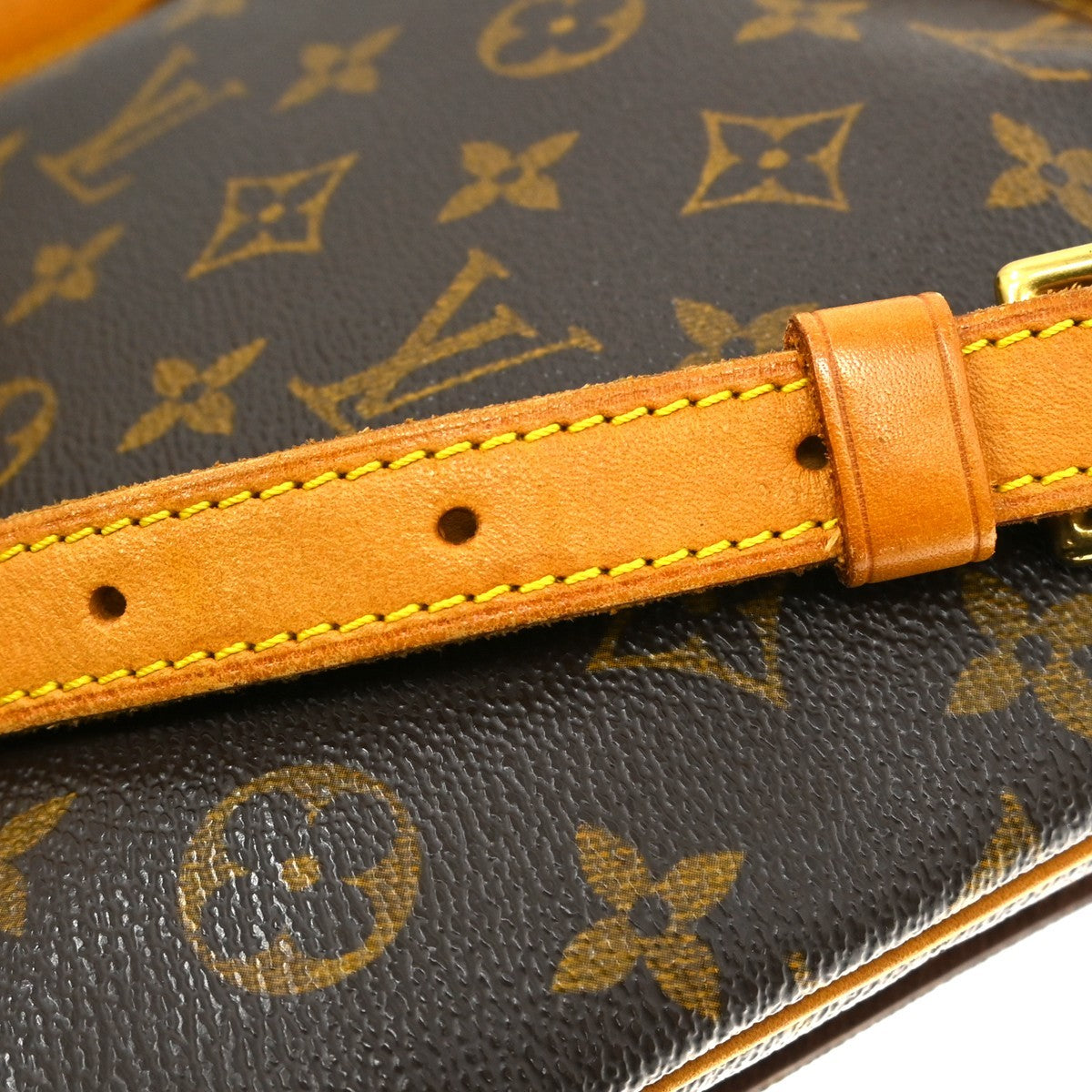 Louis Vuitton Musette Salsa Handbag Monogram Canvas, Brown, Canvas, Shoulder Bag