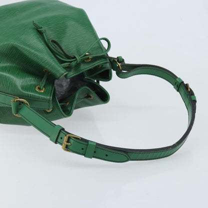 Louis Vuitton Petit Noe Handbag Epi Leather, Green, Leather, Shoulder Bag