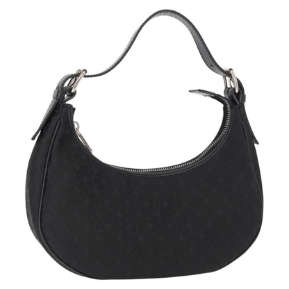 Celine Ava Bag Macadam canvas, BLACK, CANVAS, Handbag