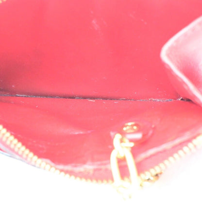 Louis Vuitton Pochette clés NM Monogram Vernis Patent Leather, RED, PATENT_LEATHER, Wallets