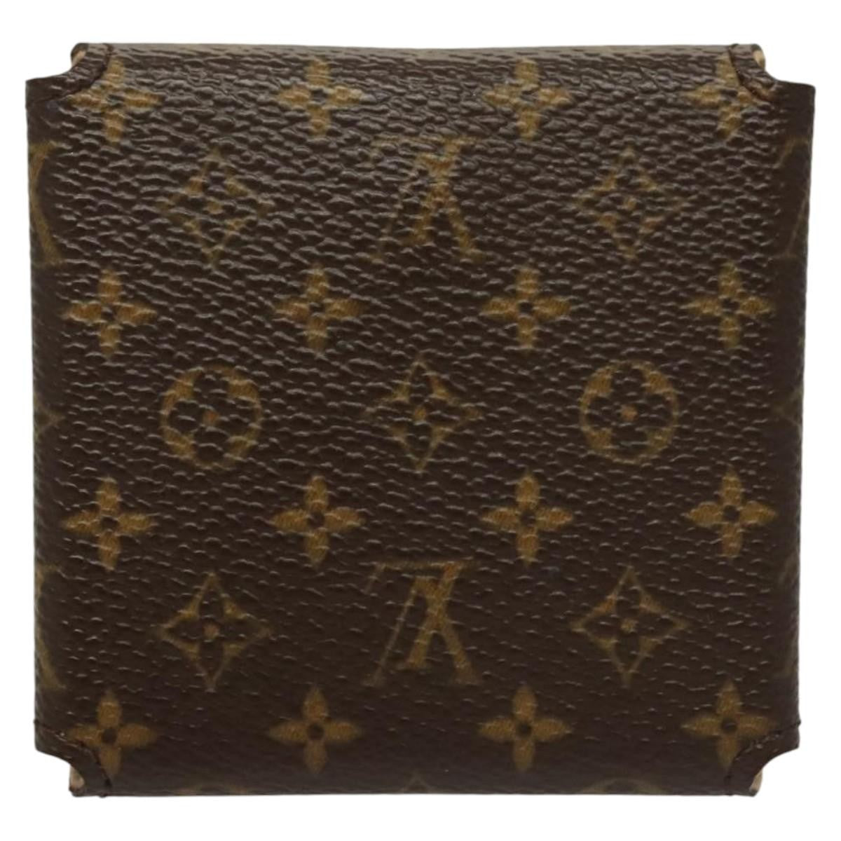 Louis Vuitton CASE JEWELRY BOX Canvas, BROWN, CANVAS, Wallets