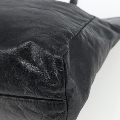 Miu Miu Vintage Tote bag Leather, BLACK, LEATHER, Tote bag