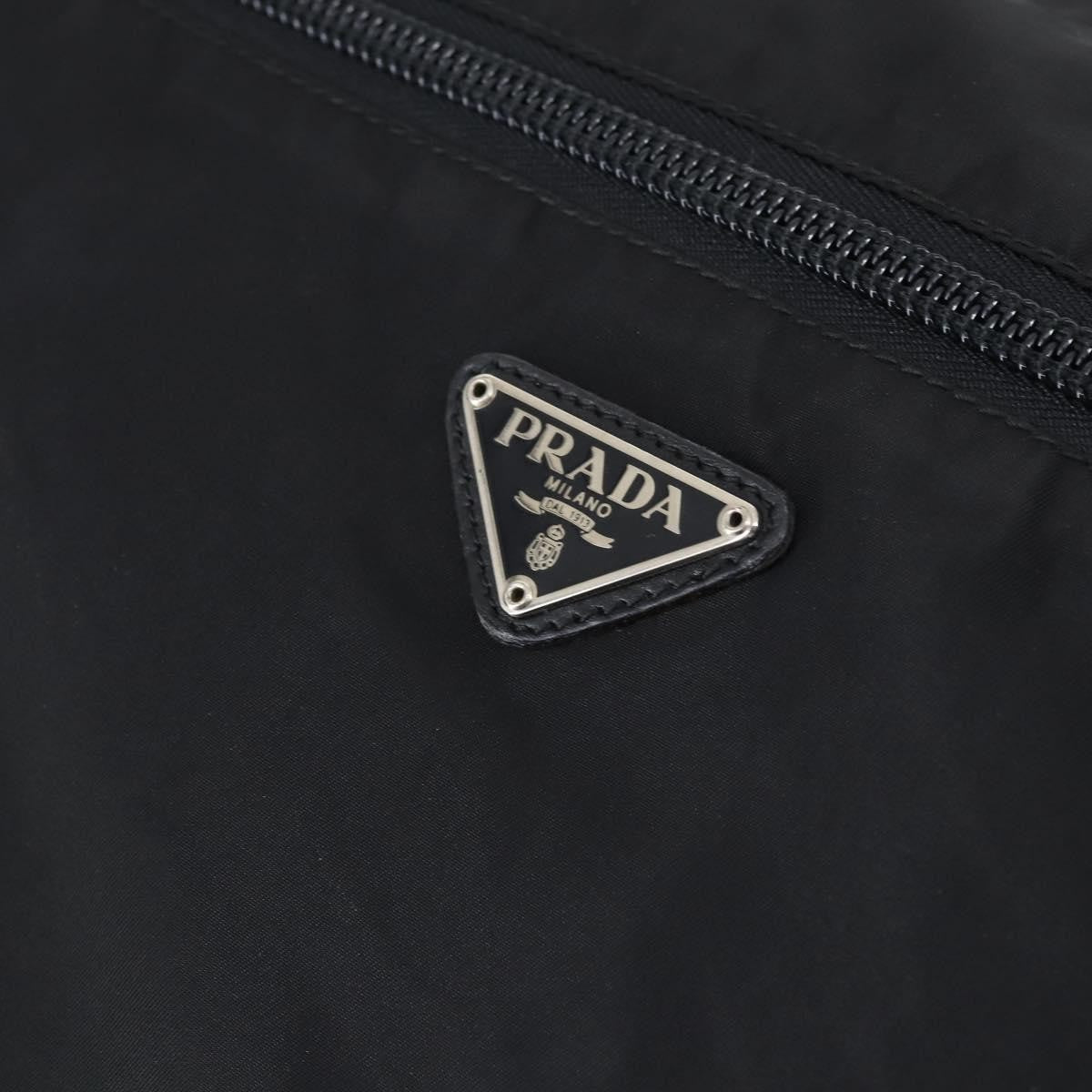 Prada Porta Computer Briefcase Tessuto and Saffiano Leather, BLACK, NYLON, Briefcase
