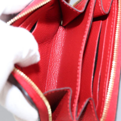 Louis Vuitton Porte-Monnaie Zippy Wallet monogramme empreinte, BROWN, LEATHER, Wallets