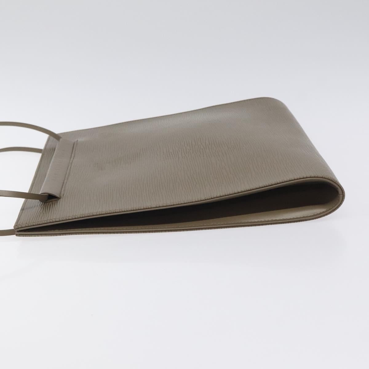 Louis Vuitton Saint Tropez Handbag Epi Leather, Gray, Leather, Shoulder Bag
