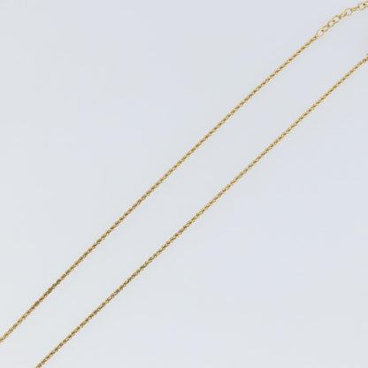 Christian Dior Vintage CD Pendant Necklace Metal, GOLD, METAL, Necklace