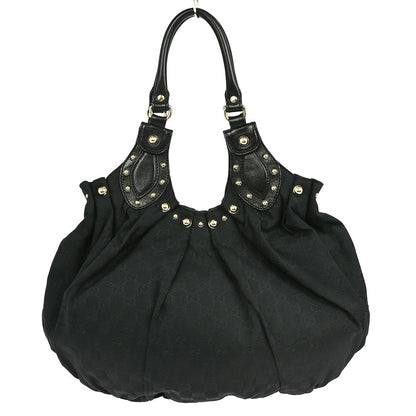 Gucci Pelham Tote Studded GG Canvas, BLACK, CANVAS, Tote bag