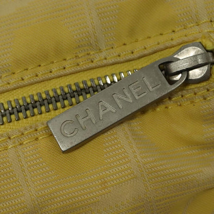 Chanel Travel Line Barrel Bag Nylon, YELLOW, NYLON, Travel bag
