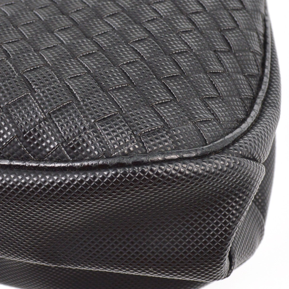 Bottega Veneta Campana Hobo Intrecciato Nappa, BLACK, LEATHER, Handbag