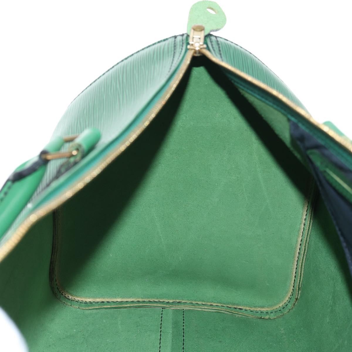 Louis Vuitton Speedy Handbag Epi Leather, GREEN, LEATHER, Handbag