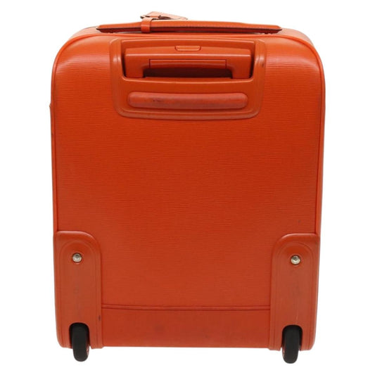 Louis Vuitton Pegase Luggage Epi Leather, ORANGE, LEATHER, Travel bag