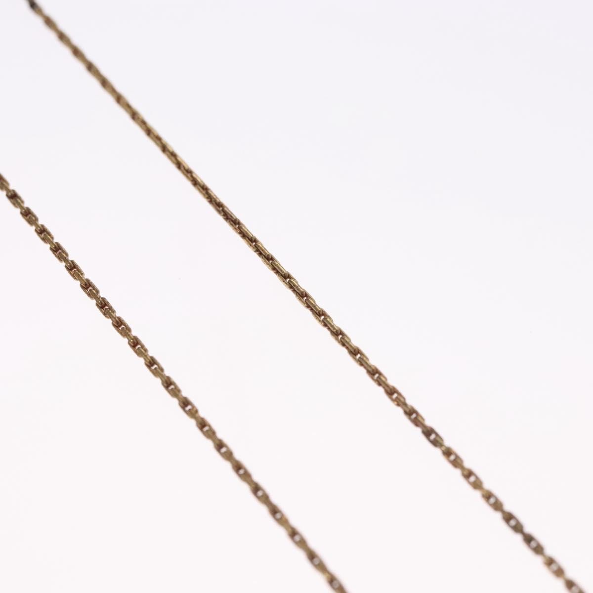 Christian Dior CD Pendant Necklace Metal, GOLD, METAL, Necklace