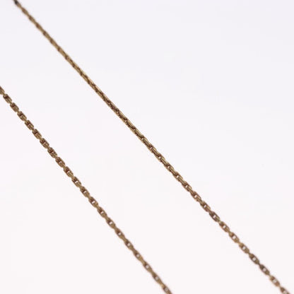 Christian Dior CD Pendant Necklace Metal, GOLD, METAL, Necklace