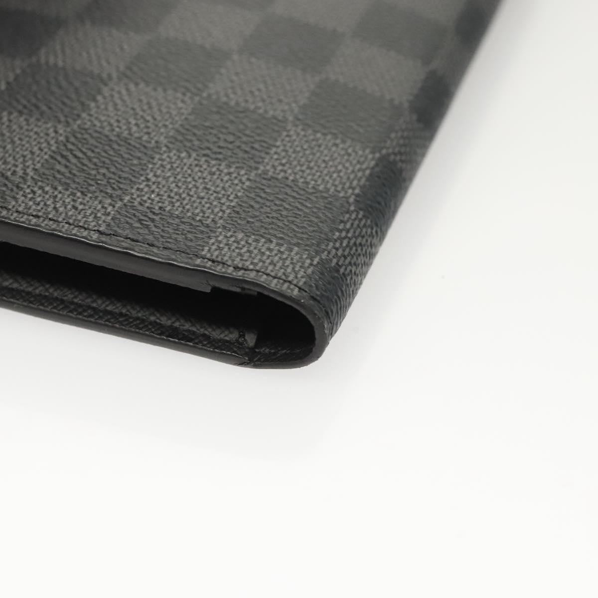 Louis Vuitton Brazza Long Bifold wallet Damier, GRAY, CANVAS, Wallets