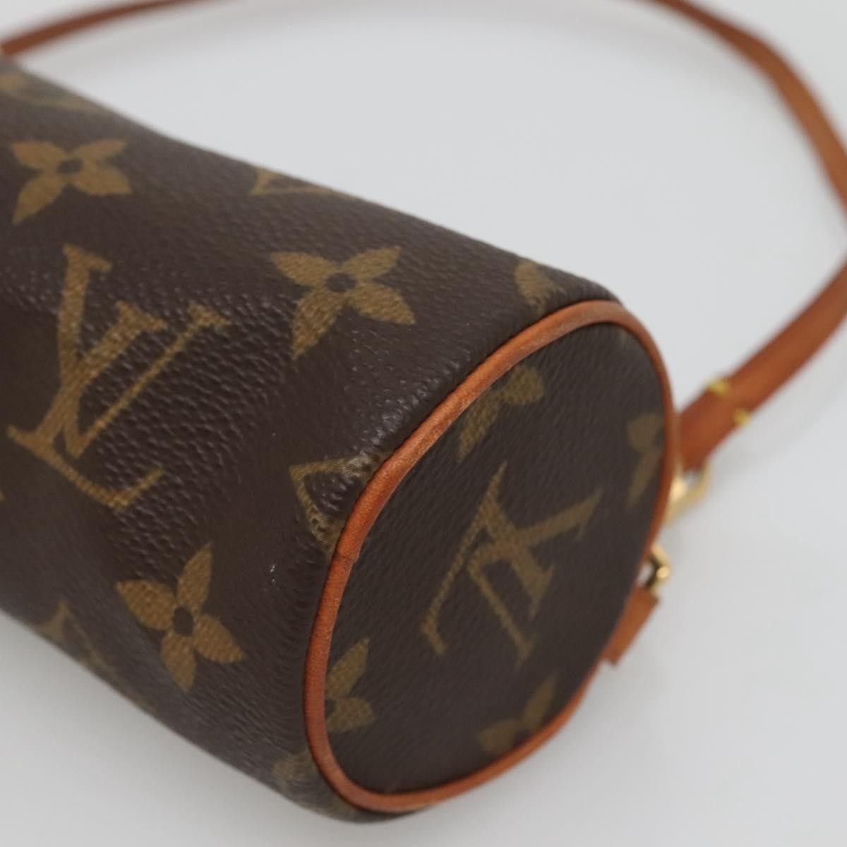 Louis Vuitton Papillon Pochette Monogram Canvas, BROWN, CANVAS, Clutche & pouche