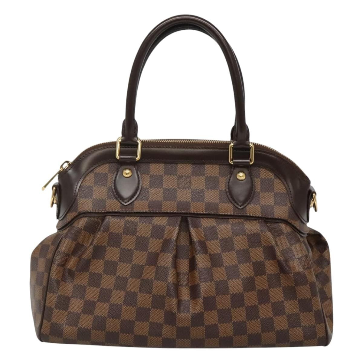 Louis Vuitton Trevi Handbag Damier, BROWN, CANVAS, Handbag