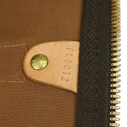 Louis Vuitton Keepall Bag Monogram Canvas, BROWN, CANVAS, Travel bag