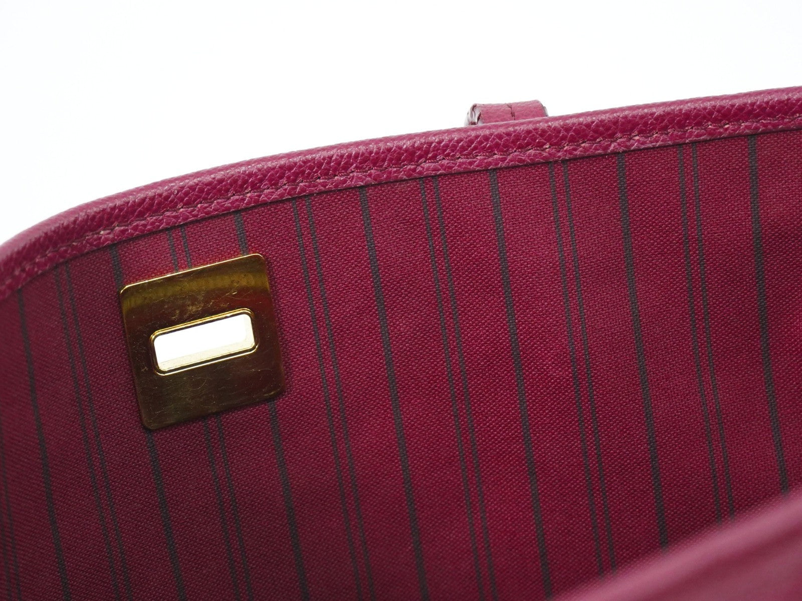 Louis Vuitton Citadine Handbag Monogram Empreinte Leather, BURGUNDY, LEATHER, Handbag