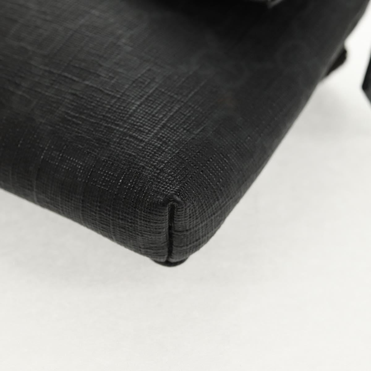 Gucci Waist Bag GG Coated Canvas, BLACK, CANVAS, Shoulder bag