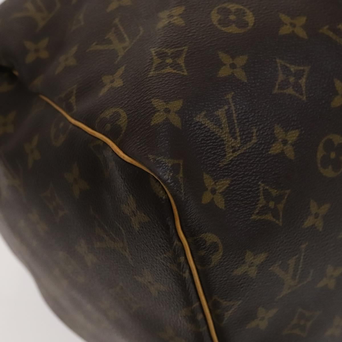 Louis Vuitton Keepall Bag Monogram Canvas, BROWN, CANVAS, Travel bag