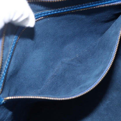 Louis Vuitton Saint Jacques Handbag Epi Leather, BLUE, LEATHER, Shoulder bag