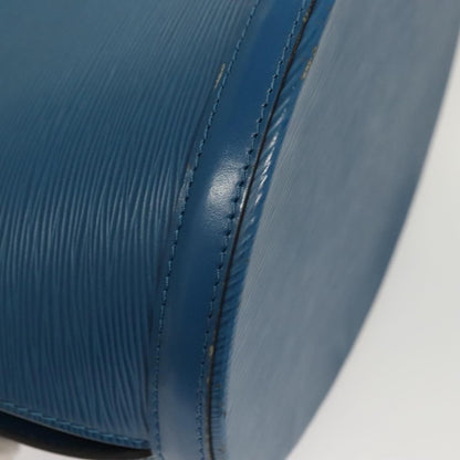 Louis Vuitton Cluny Shoulder Bag Epi Leather, BLUE, LEATHER, Shoulder bag
