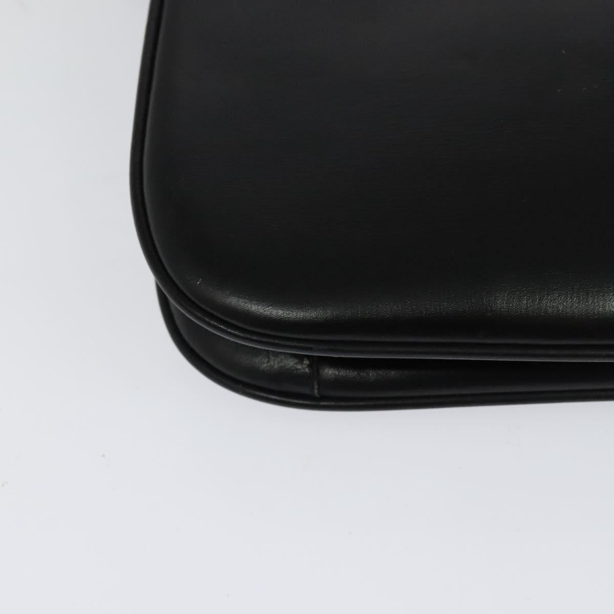 Bally Vintage Shoulder Bag Leather, Black, Leather, Shoulder Bag