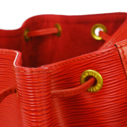 Louis Vuitton Petit Noe Handbag Epi Leather, Red, Leather, Shoulder Bag