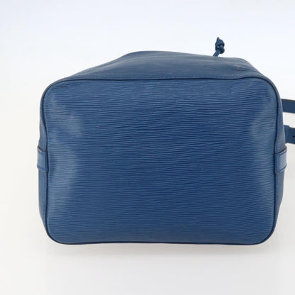 Louis Vuitton Petit Noe Handbag Epi Leather, BLUE, LEATHER, Shoulder bag