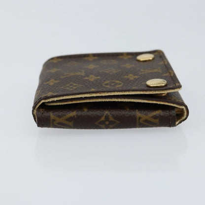 Louis Vuitton CASE JEWELRY BOX Canvas, BROWN, CANVAS, Wallets