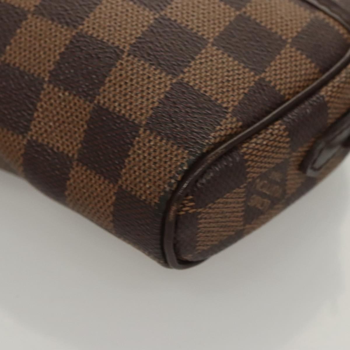 Louis Vuitton Ipanema Pochette Damier, BROWN, CANVAS, Clutche & pouche