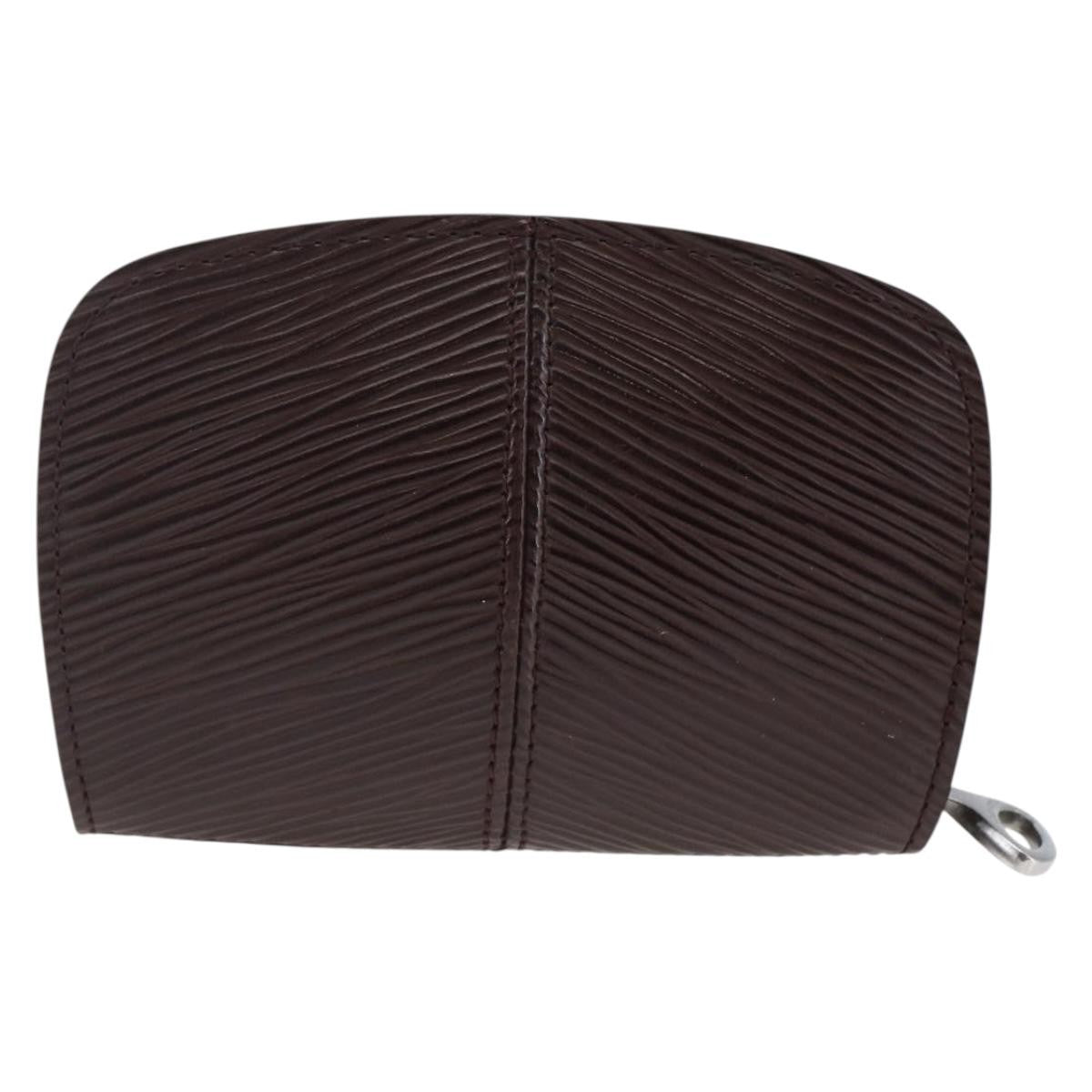 Louis Vuitton Demi Lune Coin Purse Epi Leather, BROWN, LEATHER, Wallets